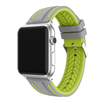 Силиконовый ремешок для Apple Watch Band 44 мм 49 мм 42 мм 45 мм Спортивный резиновый ремешок для часов Сменный браслет для iWatch 8 7 6 SE ultra