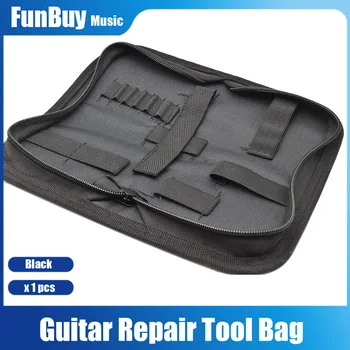 Складной инструмент для ремонта бас-гитары, сумка для хранения инструментов 20*9,5* 5 см, функциональная сумка для хранения гитарных аксессуаров Luthier
