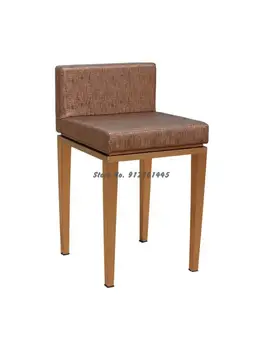 Специальный стул для ювелирного магазина легкий роскошный барный стул современный простой барный стул с высокой спинкой для кассира табурет для стойки регистрации
