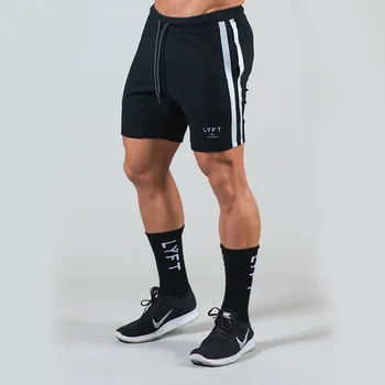 Спортивные мужские шорты для фитнеса, летние дышащие эластичные повседневные шорты для тренировок при беге