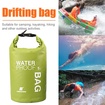 Сумка для плавания, портативный водонепроницаемый сухой мешок для хранения кемпинга, пеших прогулок, катания на лодках