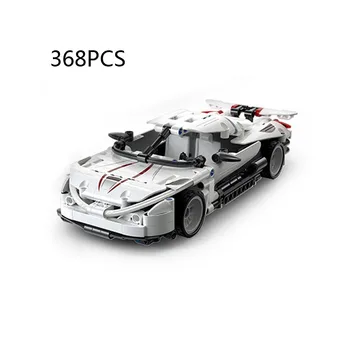 Технический автомобиль в масштабе 1:18 С Откидывающимся Назад Строительным Блоком Bull Lambor Huracan Super Sport Car Model Brick Assembly Toy Collection