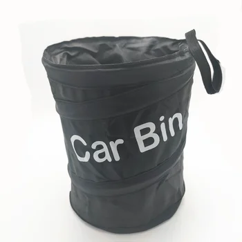 Универсальное мусорное ведро с крючком, складная и портативная нейлоновая дышащая ткань для хранения в многофункциональном автомобиле.