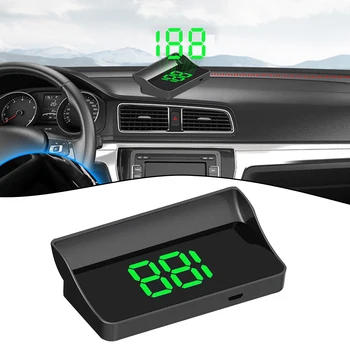 Универсальный HUD GPS Головной дисплей Спидометр, Одометр, Цифровая скорость автомобиля, Аксессуары для электроники, головной дисплей