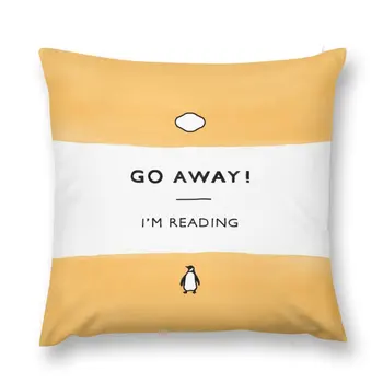 Уходите! Я читаю - Penguin Classic Book - Любитель книг, цитата из книги, подушка, наволочка, чехлы для подушек для гостиной