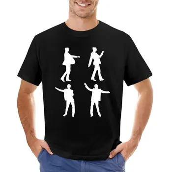 Футболка с принтом танцующего Дейва Уайта, футболка с коротким рукавом, мужские спортивные рубашки, мужская одежда