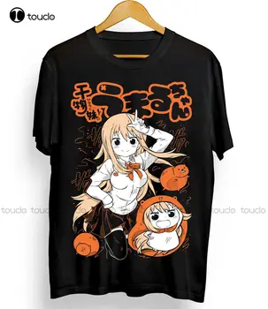 Химуто! Футболка Umaru-Chan с милой аниме-девушкой Sankakuhead, черная рубашка, рождественский подарок всех размеров, уличная одежда Xs-5Xl, футболка