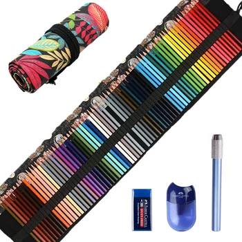 Цветные карандаши Oramile, Набор цветных карандашей премиум-класса, Холст ручной работы, карандаш